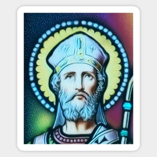 Anselm of Canterbury Portrait | Anselm of Canterbury Artwork 6 Sticker